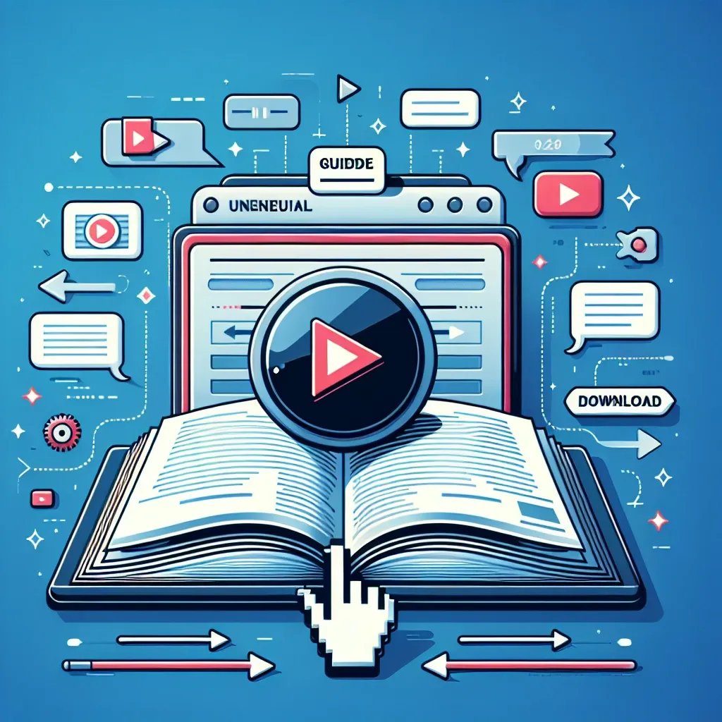 "Person using a laptop to download YouTube videos with a video downloader tool, illustrating the features and benefits discussed in The Complete Guide to YouTube Video Downloaders."